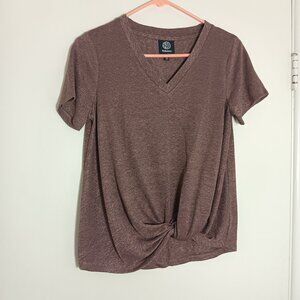 Bobcat womens  top vneck x small dusty rose casual and versatil